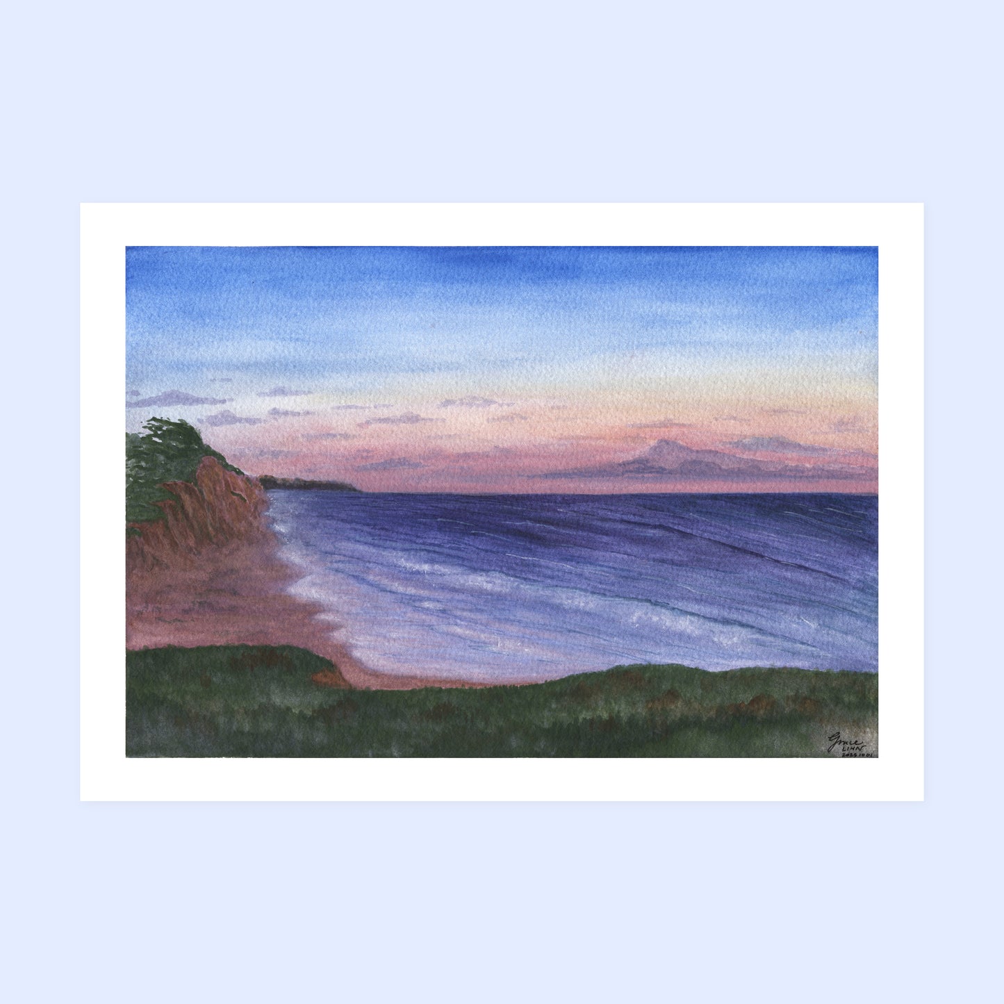 San Gregorio Sunset – Glicée Fine Art Print