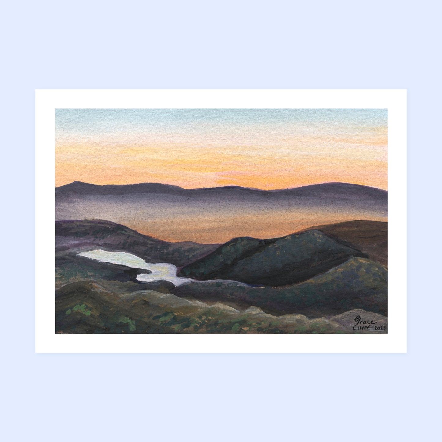 Pastel Sunset – Glicée Fine Art Print
