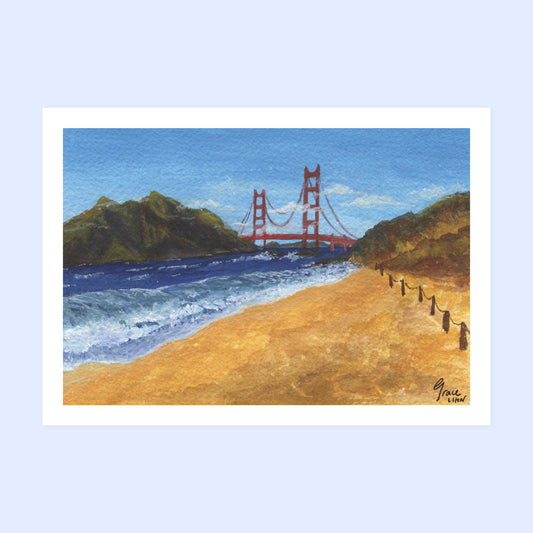 San Francisco Seaside – Glicée Fine Art Print
